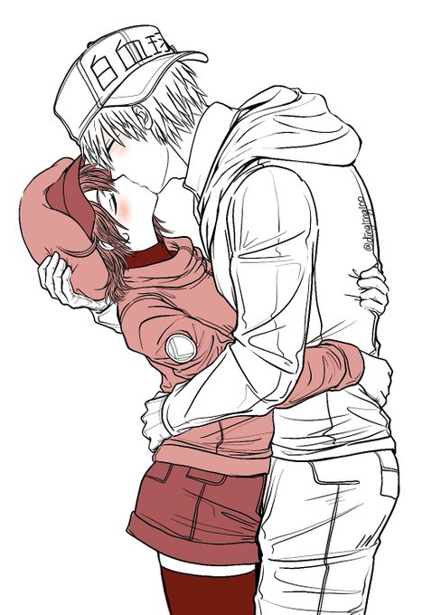 Kissy kissy❤️親親❤️#はたらく細胞 #工作細胞 #白赤 #U1146xAE3803 Kissy kissy❤️親親❤️#はたらく細胞 #工作細胞 #白赤 #U1146xAE3803