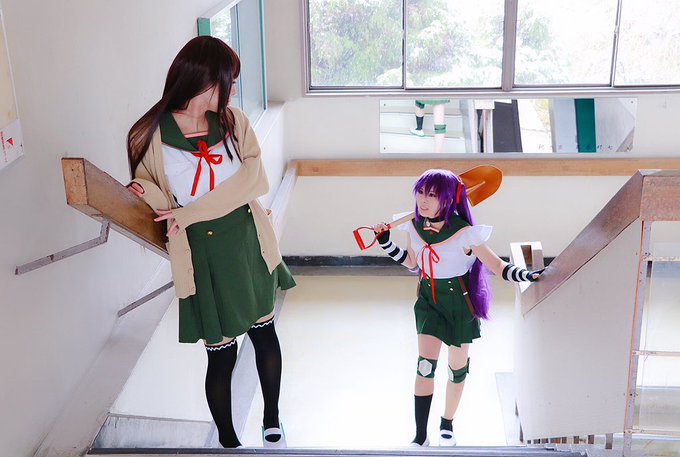 【 ※cosplay がっこうぐらし!】 みんなが ここにあつまれば がっこうは とくべつになる# 【 ※cosplay がっこうぐらし!】 みんなが ここにあつまれば がっこうは とくべつになる#