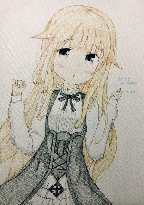 #プリプリ版深夜の真剣お絵描き60分一本勝負#プリンセスプリンシパル色鉛筆でプリンセス描きました。大好きな女の子なのでこ #プリプリ版深夜の真剣お絵描き60分一本勝負#プリンセスプリンシパル色鉛筆でプリンセス描きました。大好きな女の子なのでこ