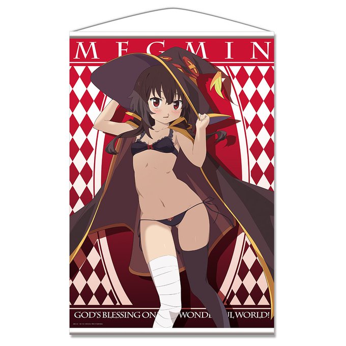 【この素晴らしい世界に祝福を!】新規描き下ろしイラストを使用した「B1タペストリー、アクリルキーホルダー、クリアファイル 【この素晴らしい世界に祝福を!】新規描き下ろしイラストを使用した「B1タペストリー、アクリルキーホルダー、クリアファイル