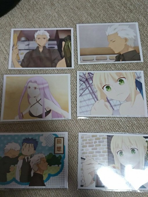 ufotablecafe 衛宮さんちの今日のごはん ブロマイド 交換譲 一、二枚目の画像の物求 ツイートの画像の物都内手 ufotablecafe 衛宮さんちの今日のごはん ブロマイド 交換譲 一、二枚目の画像の物求 ツイートの画像の物都内手