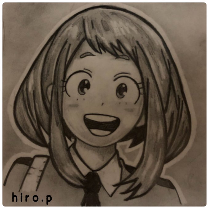 #ヒロアカ #お茶子ちゃん 描いてみたら 自分の中では 珍しく うまくいったから、影つけてみた😊影つけるのが好きなんだな #ヒロアカ #お茶子ちゃん 描いてみたら 自分の中では 珍しく うまくいったから、影つけてみた😊影つけるのが好きなんだな