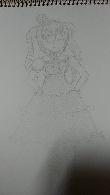 邪神ちゃんドロップキックみながら ちび助に書いてと言われ落書き。ゆりねちゃん 邪神ちゃんドロップキックみながら ちび助に書いてと言われ落書き。ゆりねちゃん
