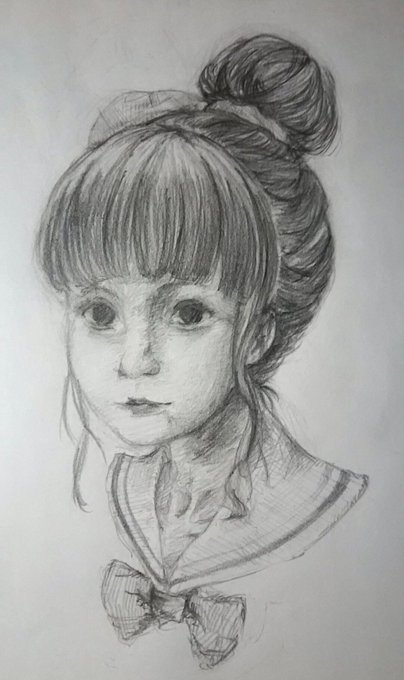 本郷たえちゃんです。我からすれば良きできです。リボンとかはてきとうに描いたので大目に見てネ。#ひもてはうす 本郷たえちゃんです。我からすれば良きできです。リボンとかはてきとうに描いたので大目に見てネ。#ひもてはうす