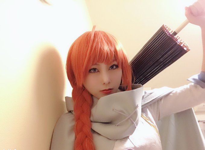 ⚠️宅コス⚠️銀魂 江華🌸冬なのでマント解禁しました❄️獲物を狩る顔してます。パピーとお兄ちゃんと妹をください🐰 ⚠️宅コス⚠️銀魂 江華🌸冬なのでマント解禁しました❄️獲物を狩る顔してます。パピーとお兄ちゃんと妹をください🐰