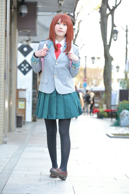 【コスプレ】2018.4.8 街コス僕のヒーローアカデミア麗日お茶子 冬制服📷麻呂さん() 【コスプレ】2018.4.8 街コス僕のヒーローアカデミア麗日お茶子 冬制服📷麻呂さん()