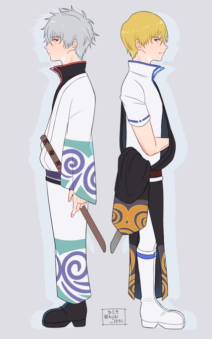 【銀魂】銀さんと金さん3ヶ月前の線画の状態でほったらかして忘れちゃってたやつです 【銀魂】銀さんと金さん3ヶ月前の線画の状態でほったらかして忘れちゃってたやつです