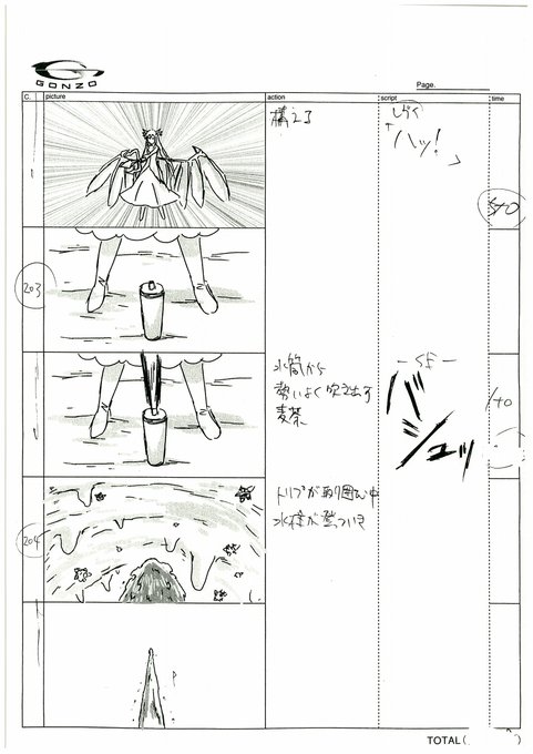 おはようなんだもん。今日も「絶対防衛レヴィアタン」第3話の絵コンテをアップするんだもん♪SE(効果音)の『バシュッ』って おはようなんだもん。今日も「絶対防衛レヴィアタン」第3話の絵コンテをアップするんだもん♪SE(効果音)の『バシュッ』って