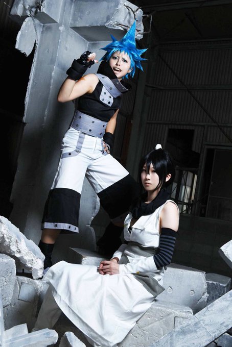 【コス/ソウルイーター】★マカ:那軌( )キッド:紫苑( )椿:ねろこ( )撮影:isaji( ) #茶コス 【コス/ソウルイーター】★マカ:那軌( )キッド:紫苑( )椿:ねろこ( )撮影:isaji( ) #茶コス