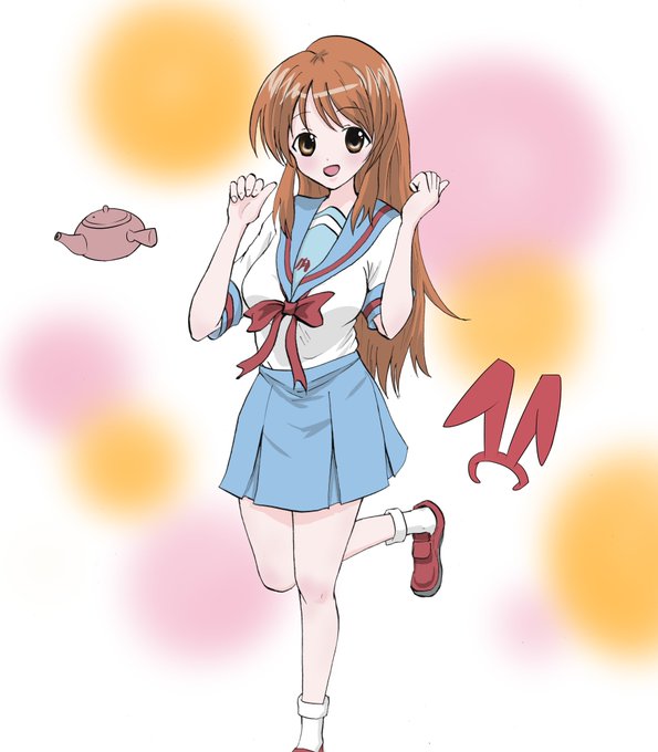 みくるちゃん描きました #朝比奈みくる #ハルヒ みくるちゃん描きました #朝比奈みくる #ハルヒ