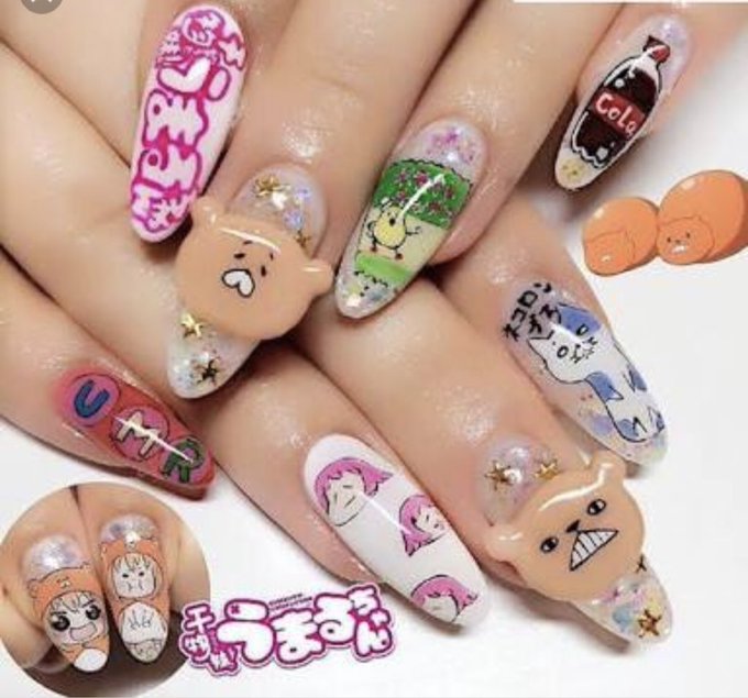 次うまるちゃんネイルしたい💅🍭 次うまるちゃんネイルしたい💅🍭