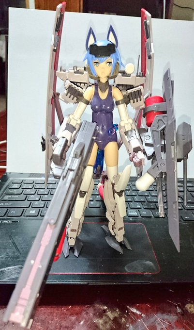 まだミキシングの途中だけど、かなりいい感じ。#フレームアームズ・ガール #フレームアームズ まだミキシングの途中だけど、かなりいい感じ。#フレームアームズ・ガール #フレームアームズ