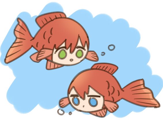 クレヨンしんちゃんを見て描いたまこきんとハルきん(?) クレヨンしんちゃんを見て描いたまこきんとハルきん(?)