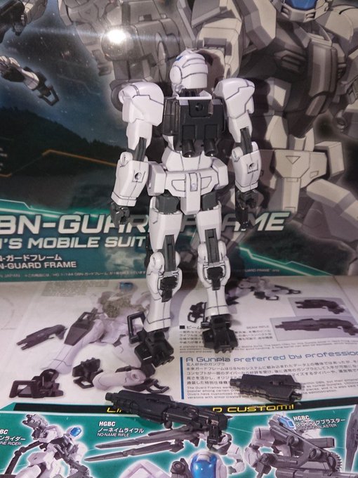 バックパックと武器作ったー(^-^)/#ガンプラ#素組#HGBD#g_bd#ガンダムビルドダイバーズ#GBNガードフレー バックパックと武器作ったー(^-^)/#ガンプラ#素組#HGBD#g_bd#ガンダムビルドダイバーズ#GBNガードフレー