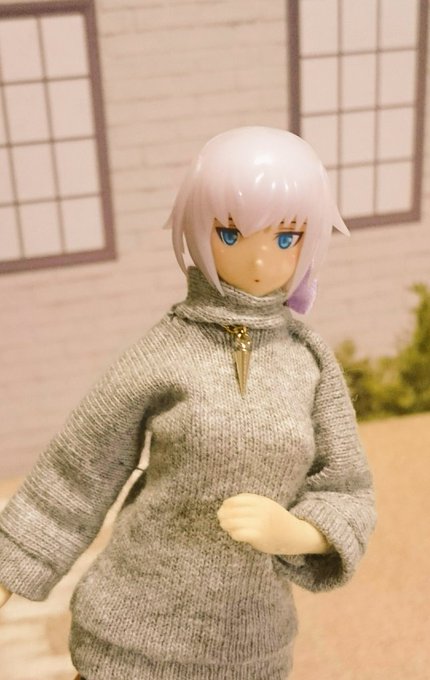 ななみさん( )からいただいたニットワンピ(о´∀`о)bボディはシームレス素体を使って、アーキテクト人間体を再現!いの ななみさん( )からいただいたニットワンピ(о´∀`о)bボディはシームレス素体を使って、アーキテクト人間体を再現!いの