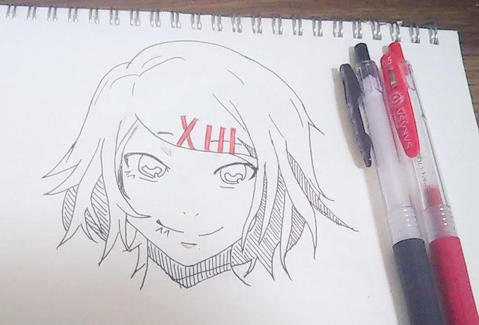 東京喰種の什造を描いてみた!どーですかね??#東京喰種 #鈴屋什造 東京喰種の什造を描いてみた!どーですかね??#東京喰種 #鈴屋什造