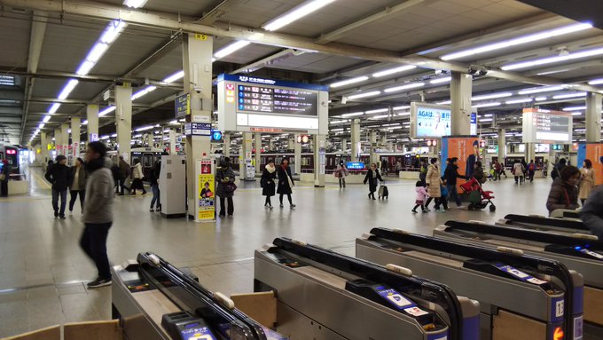 デビサバ2バトルフィールド探訪大阪編そのいち:阪急梅田駅ホーム デビサバ2バトルフィールド探訪大阪編そのいち:阪急梅田駅ホーム