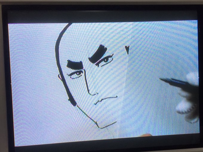 DVD版の漫勉さいとうたかを編特典映像観てる。描いている途中の鬼平さんはなんだかかわいく見えるな。かわいいって情報量が少 DVD版の漫勉さいとうたかを編特典映像観てる。描いている途中の鬼平さんはなんだかかわいく見えるな。かわいいって情報量が少