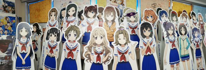 横須賀、はいふり推しすごい!アルペジオとか艦これとかセイクリッドセブンもあるのに!みけちゃんかわいい 横須賀、はいふり推しすごい!アルペジオとか艦これとかセイクリッドセブンもあるのに!みけちゃんかわいい