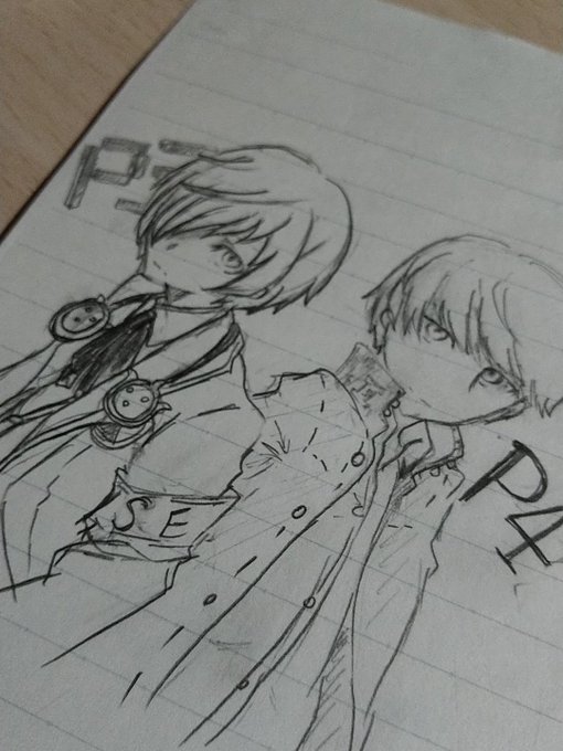わかんない癖に描いてみた。ペルソナ4は現在プレイ中。5の主人公は、癖毛な。レンくんの癖毛どうなってんの??あれ描ける絵師 わかんない癖に描いてみた。ペルソナ4は現在プレイ中。5の主人公は、癖毛な。レンくんの癖毛どうなってんの??あれ描ける絵師