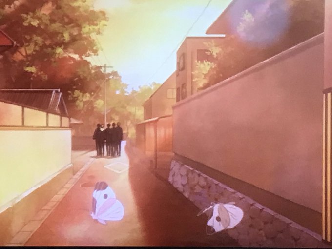 蝶とか鳥とか猫とか、静湊の関係を表す描写も京アニの十八番。 #ツルネ 蝶とか鳥とか猫とか、静湊の関係を表す描写も京アニの十八番。 #ツルネ