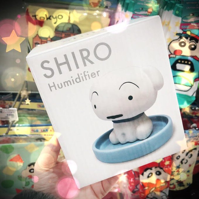 【クレヨンしんちゃん】乾燥が気になる今の季節にピッタリ✨「Humidifier SHIRO」はいかがですか?お水を入れて 【クレヨンしんちゃん】乾燥が気になる今の季節にピッタリ✨「Humidifier SHIRO」はいかがですか?お水を入れて