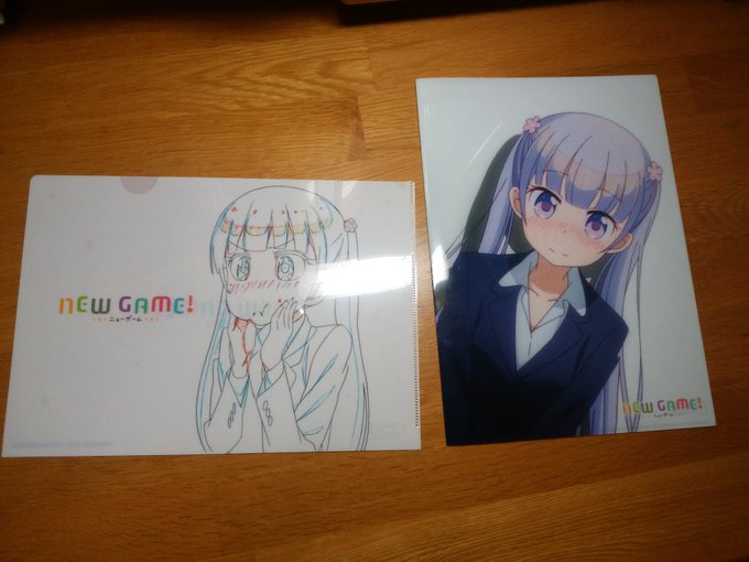 同級生からNEW GAME!のクリアファイルもらいました!ただ人から何かをもらうだけでも嬉しいですが、見てください、この 同級生からNEW GAME!のクリアファイルもらいました!ただ人から何かをもらうだけでも嬉しいですが、見てください、この