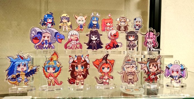 怪獣娘ふぉーちゅん☆アクリルスタンド無事コンプリート。アクスタってほんと沢山並べると見応えあるし綺麗。しかもこのアクスタ 怪獣娘ふぉーちゅん☆アクリルスタンド無事コンプリート。アクスタってほんと沢山並べると見応えあるし綺麗。しかもこのアクスタ