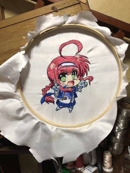 少し時間かかりましたが無事アミティエ・フローリアン刺繍完成!かわいいな!映画ではかっこよかったな!ちなみにこちらの刺繍使 少し時間かかりましたが無事アミティエ・フローリアン刺繍完成!かわいいな!映画ではかっこよかったな!ちなみにこちらの刺繍使