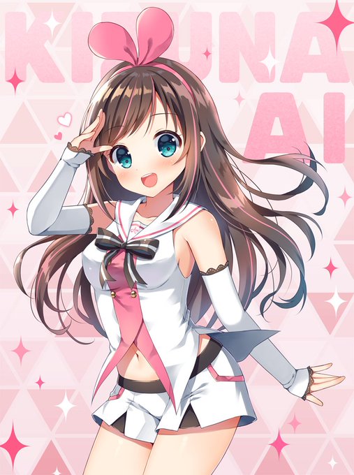 アイちゃん描きましたー!#KizunaAI #キズナアイ アイちゃん描きましたー!#KizunaAI #キズナアイ