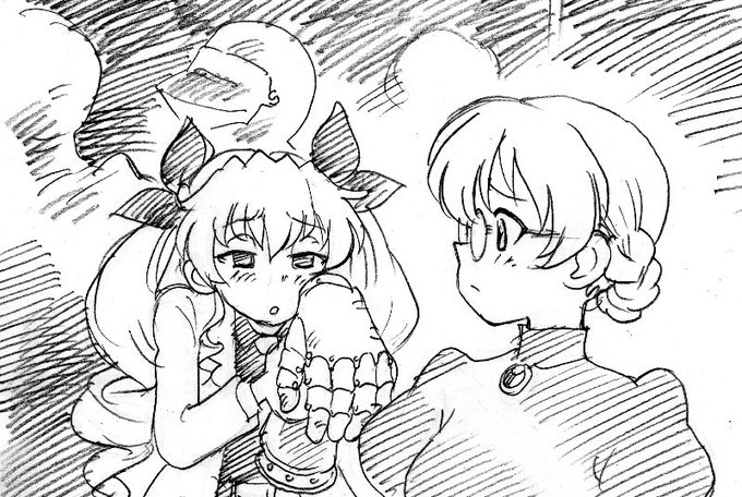 『ガルパン三世』の同人誌用に描き下した数点のうち、手元にスキャンデータが残っているものから一部トリミング。 祭壇の下から 『ガルパン三世』の同人誌用に描き下した数点のうち、手元にスキャンデータが残っているものから一部トリミング。 祭壇の下から