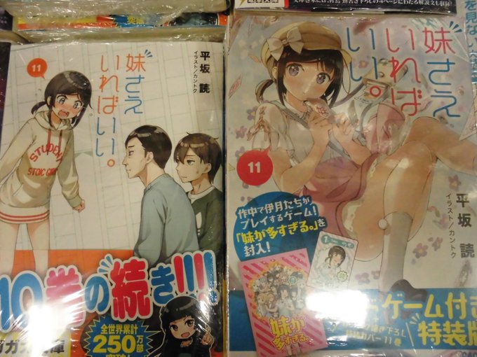 【📚新刊情報📚】「妹さえいればいい。 11巻 特装版/通常版」が入荷しましたレイ‼️😆💕アニメイト特典が付きますレイ‼️ 【📚新刊情報📚】「妹さえいればいい。 11巻 特装版/通常版」が入荷しましたレイ‼️😆💕アニメイト特典が付きますレイ‼️