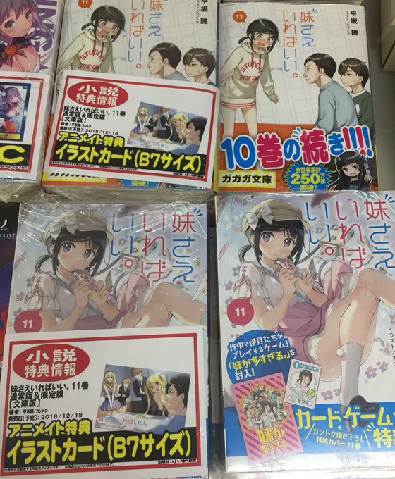 【新刊入荷情報②】本日、小学館より『妹さえいればいい。11巻 通常版&特装版』が入荷致しましたロブ!✨特典として「イラス 【新刊入荷情報②】本日、小学館より『妹さえいればいい。11巻 通常版&特装版』が入荷致しましたロブ!✨特典として「イラス