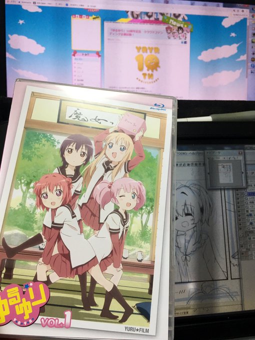 ゆるゆりOVA新情報あったし原点戻って1期見ながらペン入れしよ ゆるゆりOVA新情報あったし原点戻って1期見ながらペン入れしよ