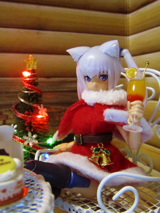 イノセンティア用に自作したクリスマス衣装で参戦。#フレームアームズ・ガール #マイFAガール イノセンティア用に自作したクリスマス衣装で参戦。#フレームアームズ・ガール #マイFAガール
