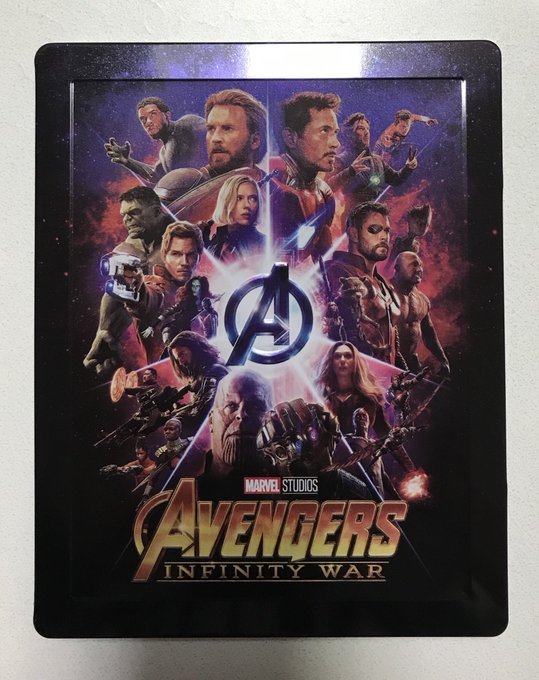 Media Psychosから中国Blufans版アベンジャーズIWのスチールブック到着。待ちに待ったIWのスチブ!もう Media Psychosから中国Blufans版アベンジャーズIWのスチールブック到着。待ちに待ったIWのスチブ!もう