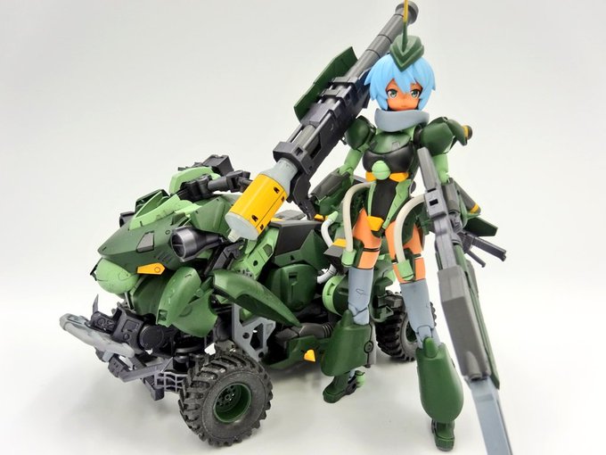 #マイFAガールバギーがレギュレーション怪しいけど便乗FAガール白虎を改造して作ったFAガール玄武のシエルちゃんと玄武バ #マイFAガールバギーがレギュレーション怪しいけど便乗FAガール白虎を改造して作ったFAガール玄武のシエルちゃんと玄武バ