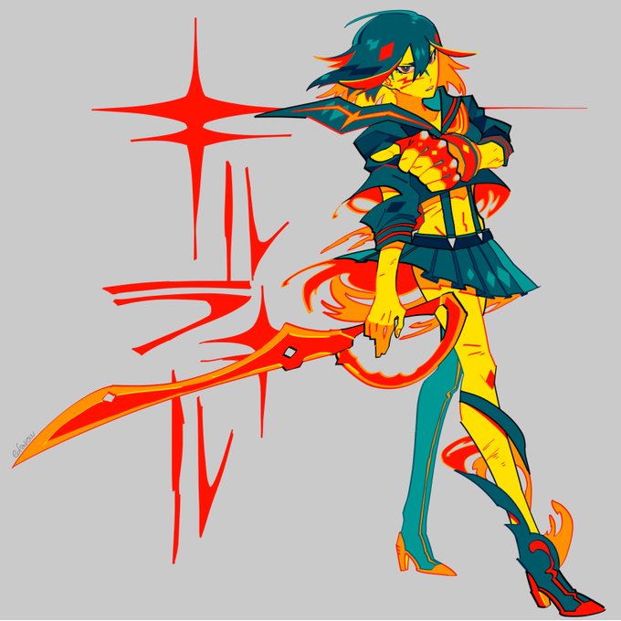 行くぞ鮮血 /2013.10.21. Kill la Kill fanart 行くぞ鮮血 /2013.10.21. Kill la Kill fanart