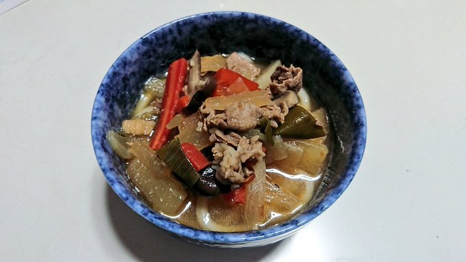 年越しそば、、、ではなく年明けうどん。キャプテンの故郷うどんの国なので、、、 年越しそば、、、ではなく年明けうどん。キャプテンの故郷うどんの国なので、、、