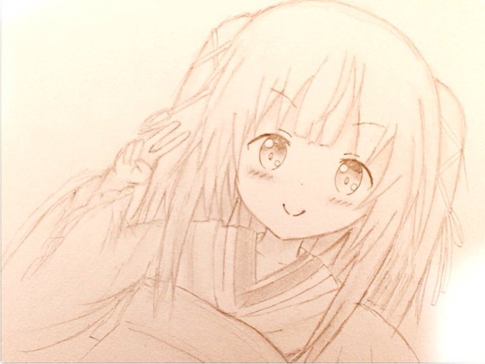 葉月ちゃんらくがき(๑˃̵ᴗ˂̵)✏️#メルヘンメドヘン#アナログ絵#絵描きさんとつながりたい 葉月ちゃんらくがき(๑˃̵ᴗ˂̵)✏️#メルヘンメドヘン#アナログ絵#絵描きさんとつながりたい