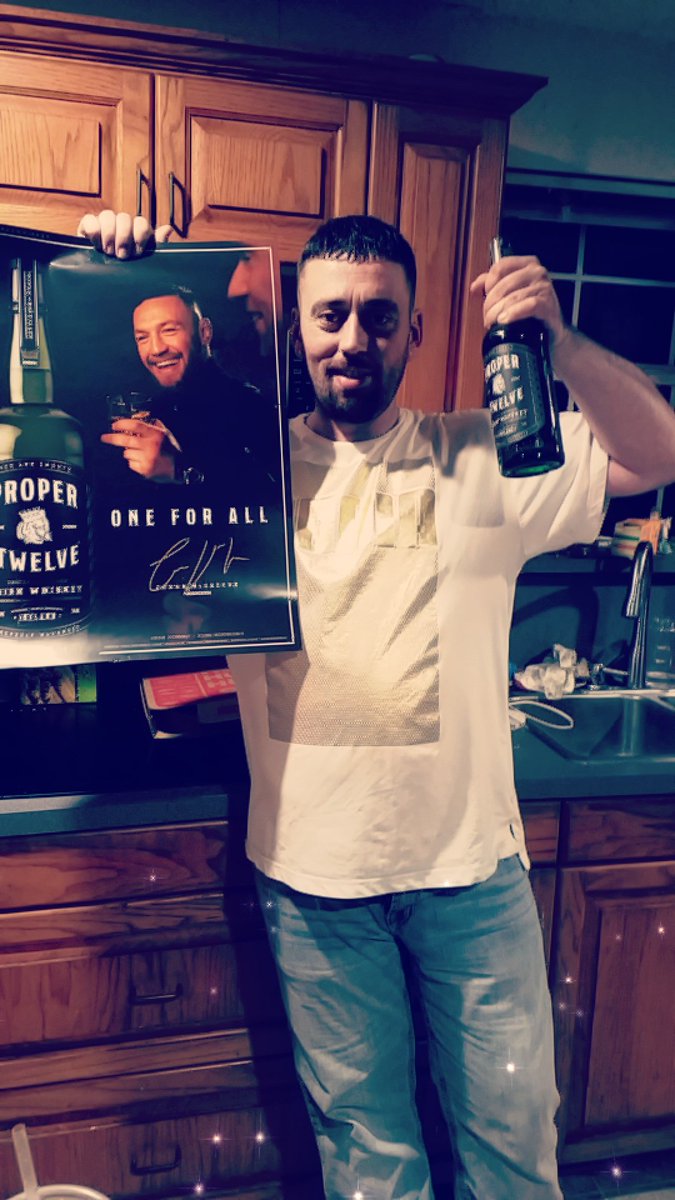 RT @markocfc09: @TheNotoriousMMA proper 12 has flooded Texas first in line to get that poster. #holywater https://t.co/l0xAKokBOS