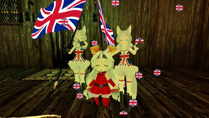 今日の #VRChat はロイヤルです。英国一家でございます。クリスマス楽しかったよね! 今日の #VRChat はロイヤルです。英国一家でございます。クリスマス楽しかったよね!