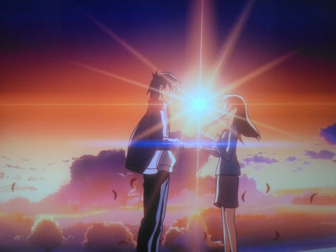 #雲のむこう約束の場所 見終わった〜ラストシーンとEDの「きみのこえ」がめっちゃいい!(感動のあまり語彙力低下w) #雲のむこう約束の場所 見終わった〜ラストシーンとEDの「きみのこえ」がめっちゃいい!(感動のあまり語彙力低下w)
