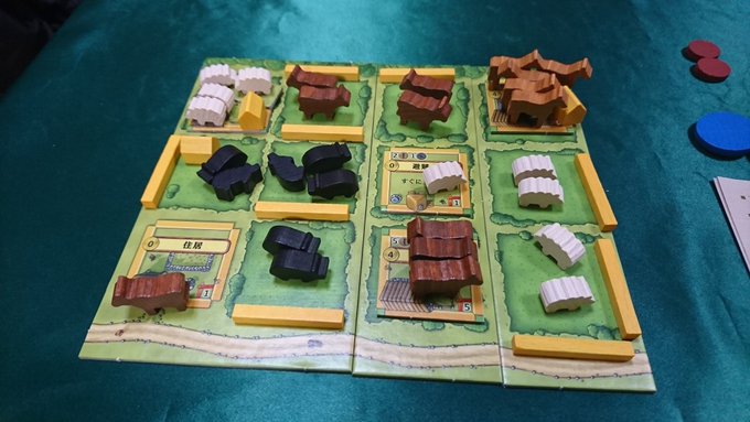 今日は友人とボードゲーム!フタリコラケルトタイルプエルトリコカードゲームテラフォーマーズ企業時代やりましたぞー面白かった 今日は友人とボードゲーム!フタリコラケルトタイルプエルトリコカードゲームテラフォーマーズ企業時代やりましたぞー面白かった