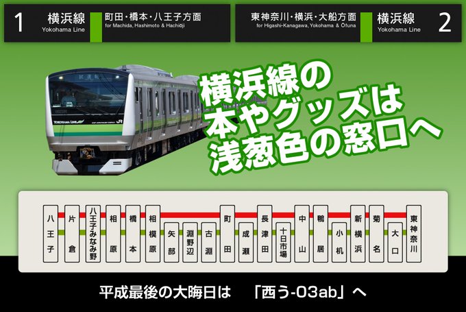 サークル「浅葱色の窓口」は、最新刊『E233-6000 Data Library』を中心に、各種横浜線本・グッズと、"ゆ サークル「浅葱色の窓口」は、最新刊『E233-6000 Data Library』を中心に、各種横浜線本・グッズと、"ゆ