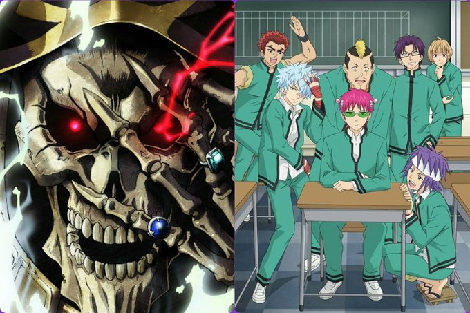 【私的2018年アニメランキング】1位 オーバーロード Ⅱ、Ⅲ2位 斉木楠雄のΨ難 2期3位 青ブタ4位 転スラ5位 ぐ 【私的2018年アニメランキング】1位 オーバーロード Ⅱ、Ⅲ2位 斉木楠雄のΨ難 2期3位 青ブタ4位 転スラ5位 ぐ