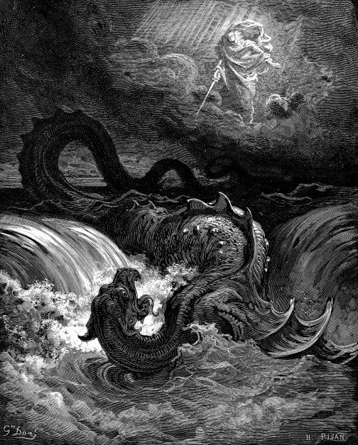 イザヤ書27章の3種類のレヴィアタンのうち、「逃げる蛇レビヤタン」が流れの速いチグリス河流域のアッシリアを、「曲がりくね