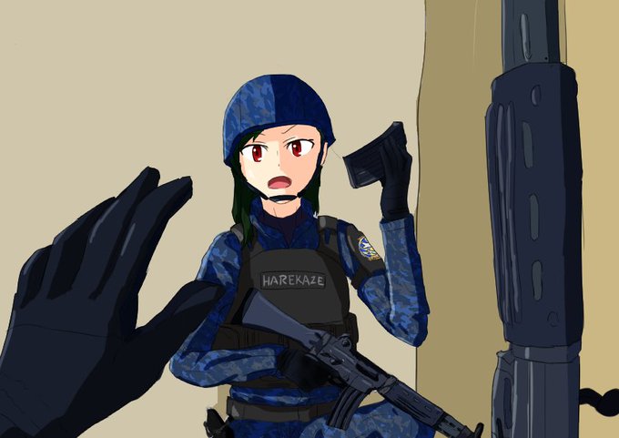 陸警隊みっちん #はいふり #ハイスクール・フリート #武田美千留 #陸警隊 #89式小銃 陸警隊みっちん #はいふり #ハイスクール・フリート #武田美千留 #陸警隊 #89式小銃