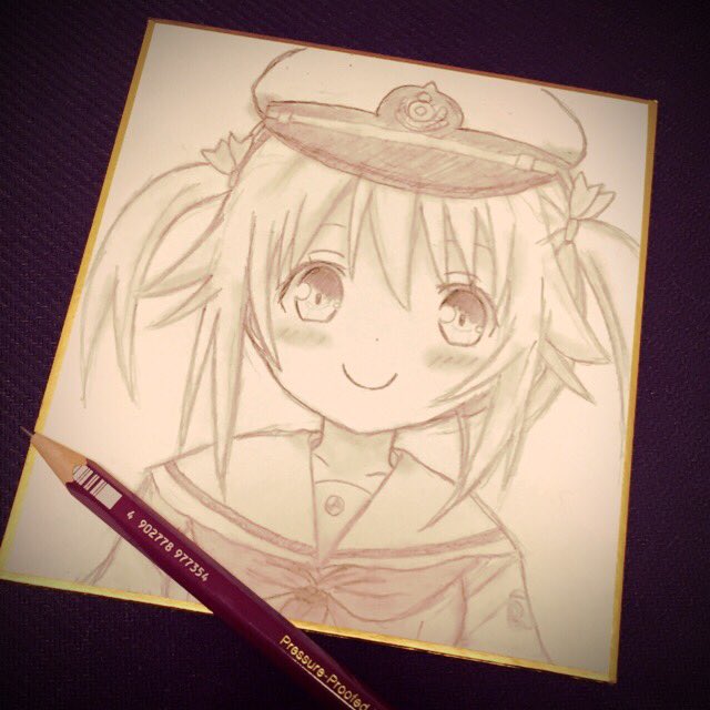 明乃ちゃんらくがき✏️再放送から見始めました(*^▽^*)#はいふり 明乃ちゃんらくがき✏️再放送から見始めました(*^▽^*)#はいふり