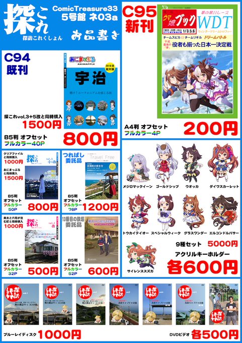 【告知】次の日曜(1/20)にインテックス大阪で開催されるこみっく★トレジャー33に参加します!冬コミ新刊他、既刊や各種 【告知】次の日曜(1/20)にインテックス大阪で開催されるこみっく★トレジャー33に参加します!冬コミ新刊他、既刊や各種